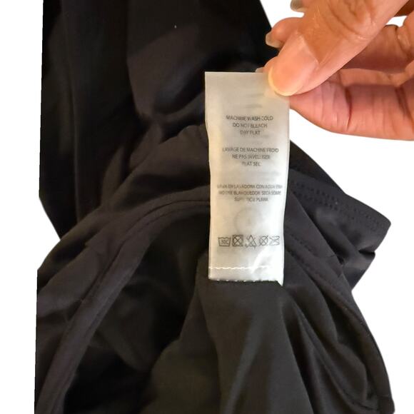 Good American swimsuit Leilani plunge one piece swimsuit halter size 1 Small S - Picture 4 of 7